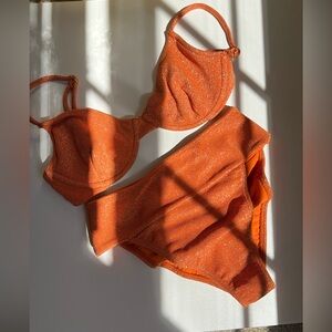 Montce Bikini Set in Terra Sparkle. NWOT. 
Danity Top & Tamarindo Bottom